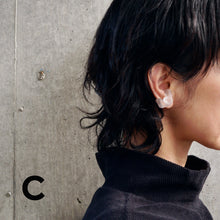 画像をギャラリービューアに読み込む, kuuma 　氷の塊イヤーカフ　(マット）
