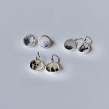 画像をギャラリービューアに読み込む, CHIZURU NAGAOKA _ DendriticAgate_earrings_pair
