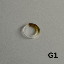 画像をギャラリービューアに読み込む, kuuma 　frosted glassリング
