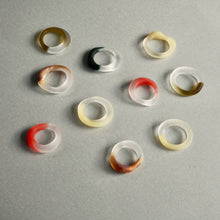 画像をギャラリービューアに読み込む, kuuma 　frosted glassリング
