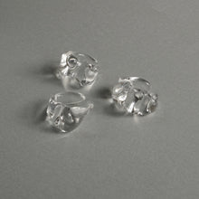 画像をギャラリービューアに読み込む, kuuma 　氷の塊イヤーカフ　(クリア）
