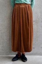 画像をギャラリービューアに読み込む, ベロアタックドロースカート_brown【limted item】
