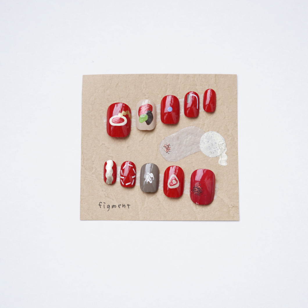 つめをぬるひと　figment