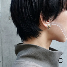 画像をギャラリービューアに読み込む, CHIZURU NAGAOKA _ DendriticAgate_earring_single

