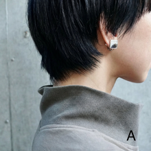 画像をギャラリービューアに読み込む, CHIZURU NAGAOKA _ DendriticAgate_earclip_single
