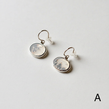 画像をギャラリービューアに読み込む, CHIZURU NAGAOKA _ DendriticAgate_earrings_pair

