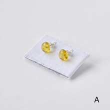 画像をギャラリービューアに読み込む, CHIZURU NAGAOKA _ amber_earrings_pair
