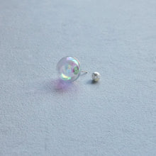 画像をギャラリービューアに読み込む, aurora glass　soap bubbleピアス(片耳)
